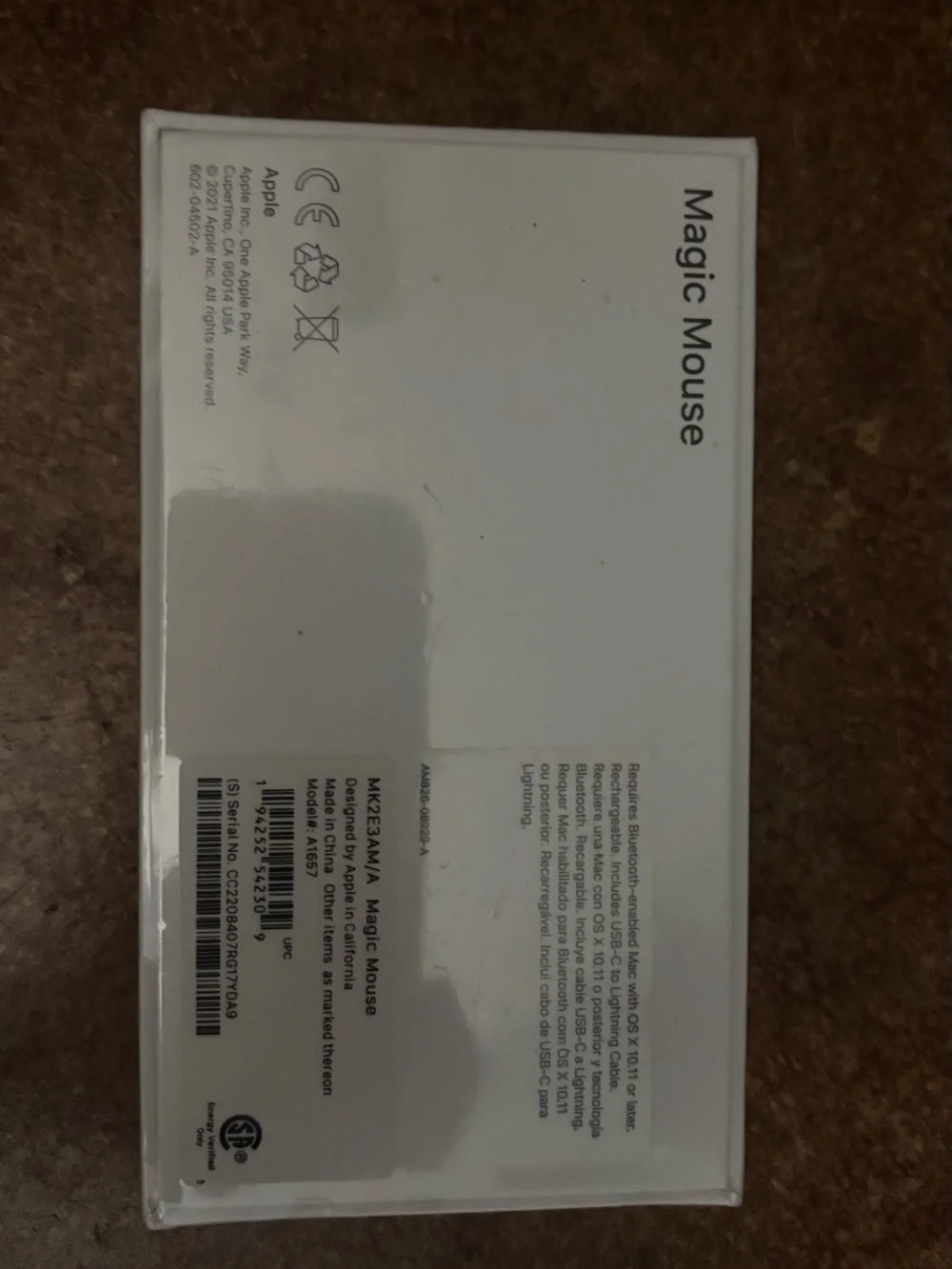 Apple Magic Mouse - White